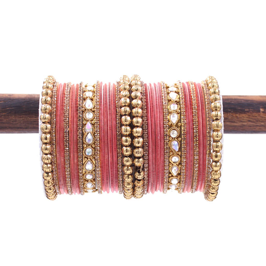 Traditional Ethnic Bangle Set by Leshya for women for both hands Plus size - Image 5