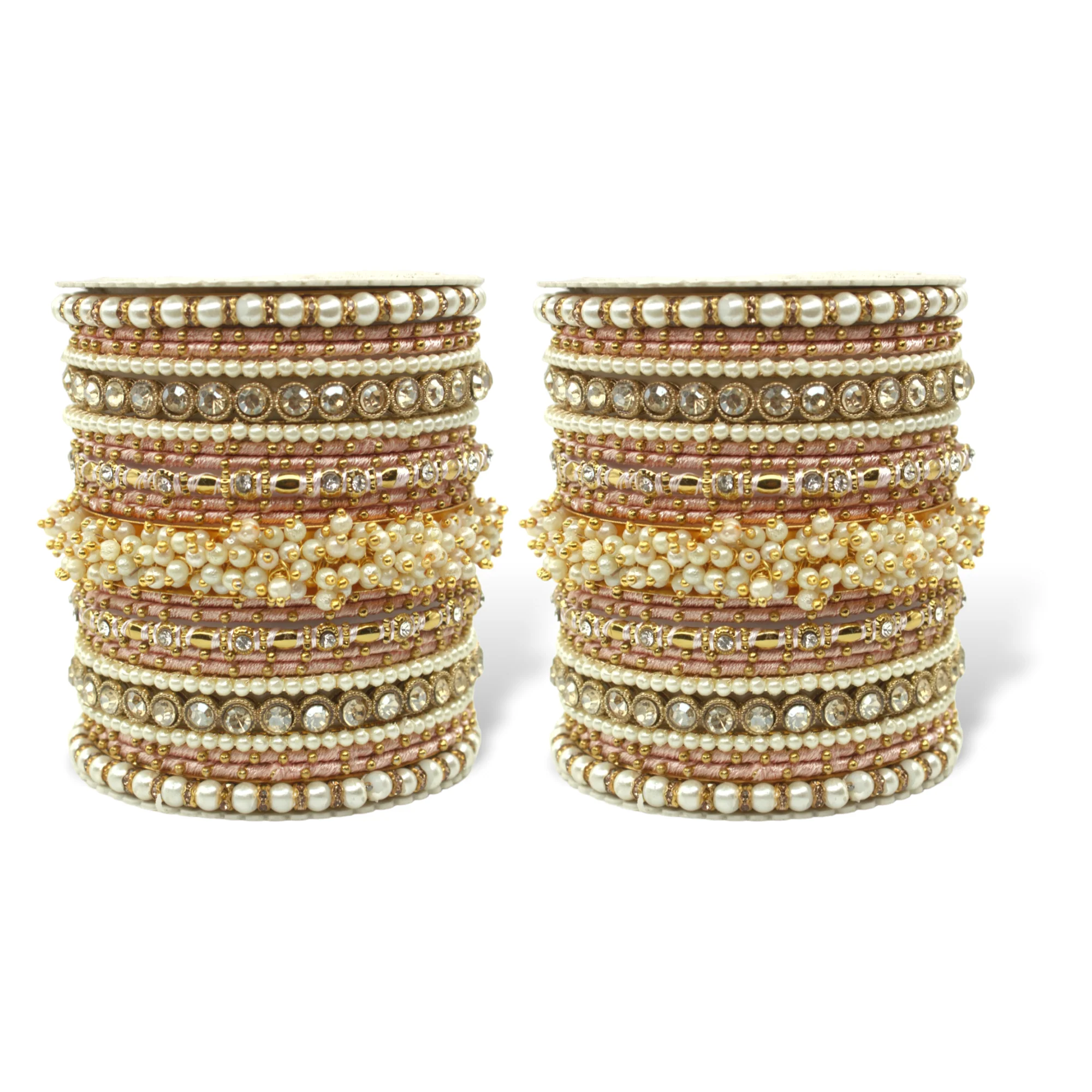 Traditional Gajra Bangle Set for 2 Hands by Leshya - Image 7
