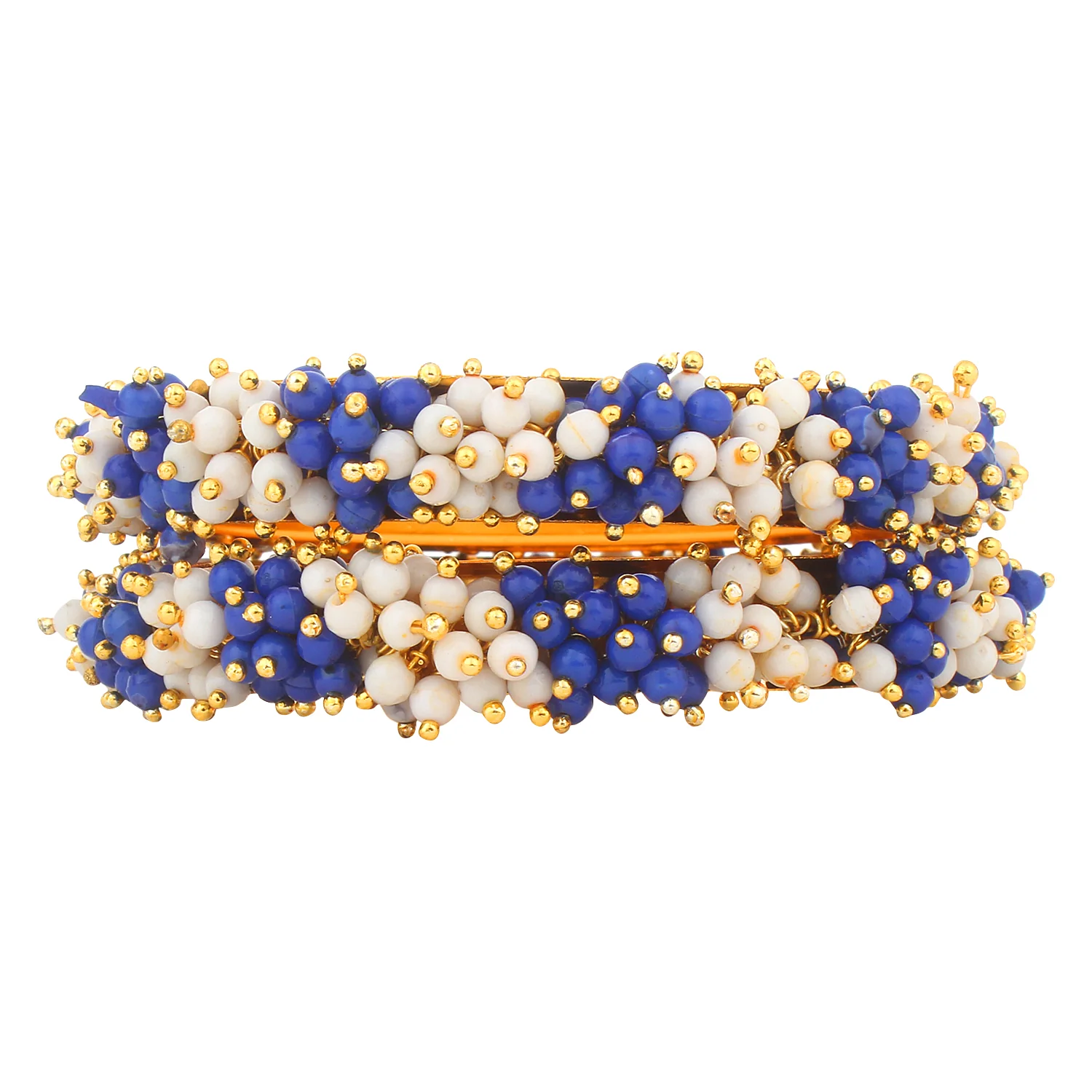 Traditional Gajra Bracelet with Two colour Combo by Leshya - Image 18