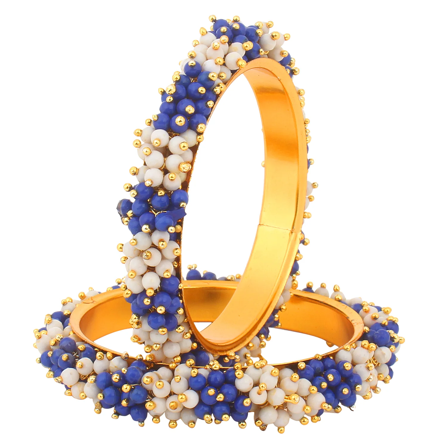 Traditional Gajra Bracelet with Two colour Combo by Leshya - Image 19