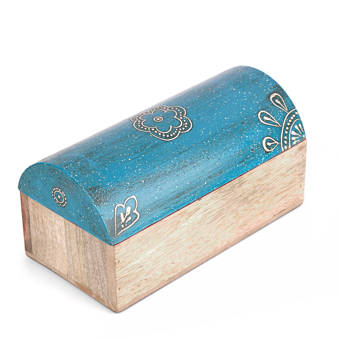 Traditional Hand Painted Indian Jewellery & Bangle Storage Box by Leshya - Image 5