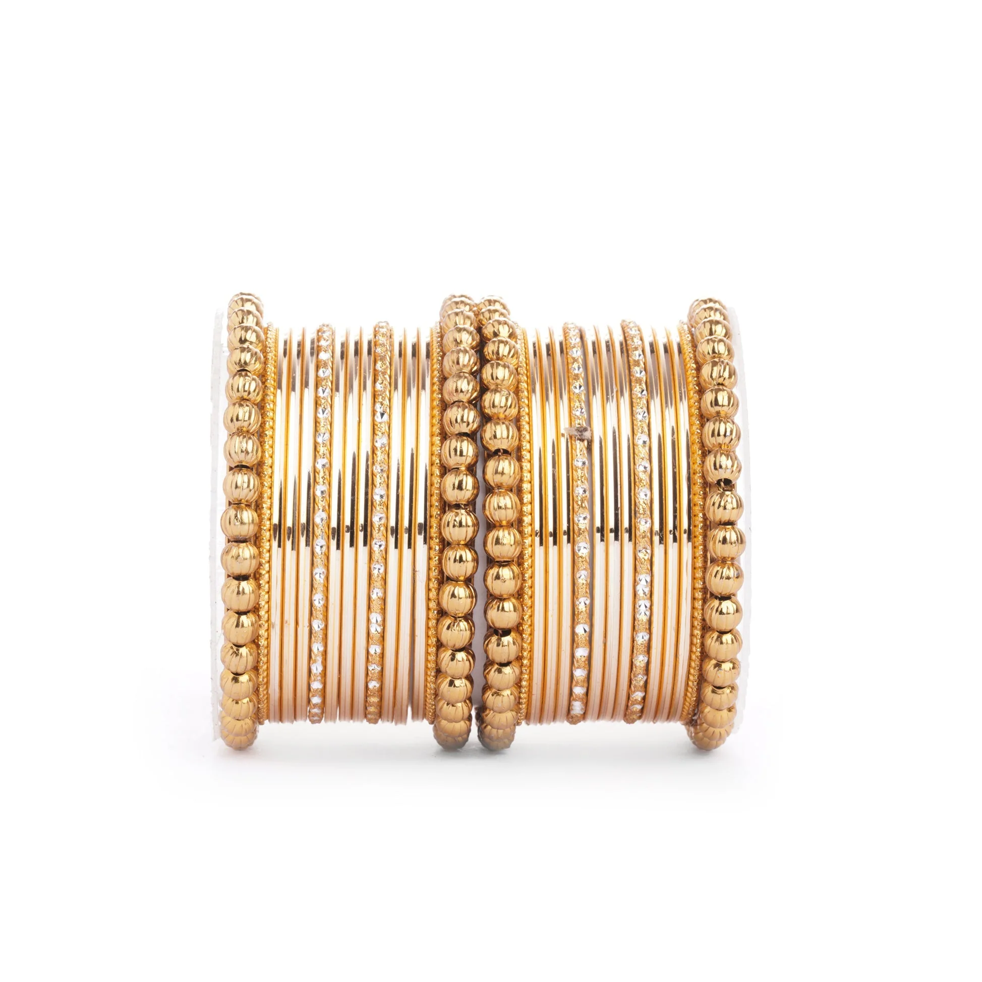 Traditional Indian Bangle Set with Antique Kadas designed for Women Plus Size - Image 4