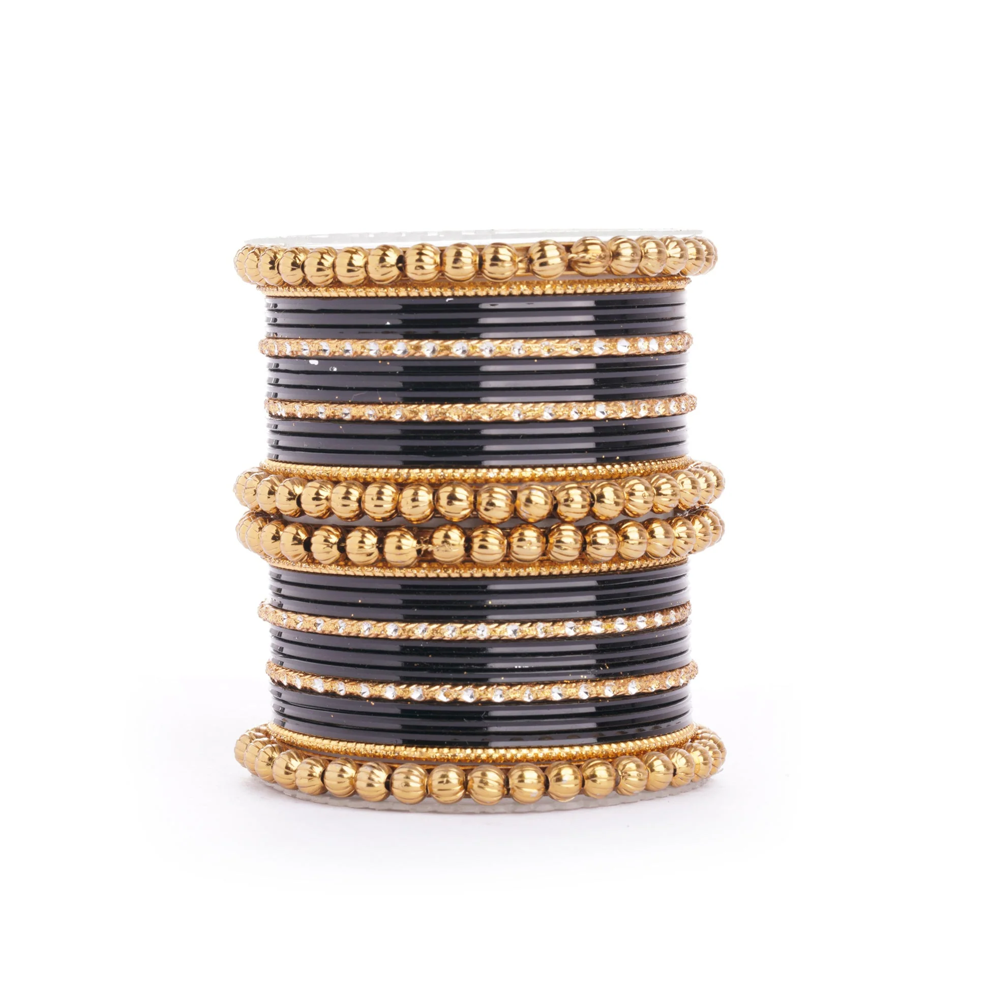 Traditional Indian Bangle Set with Antique Kadas designed for Women Plus Size - Image 3