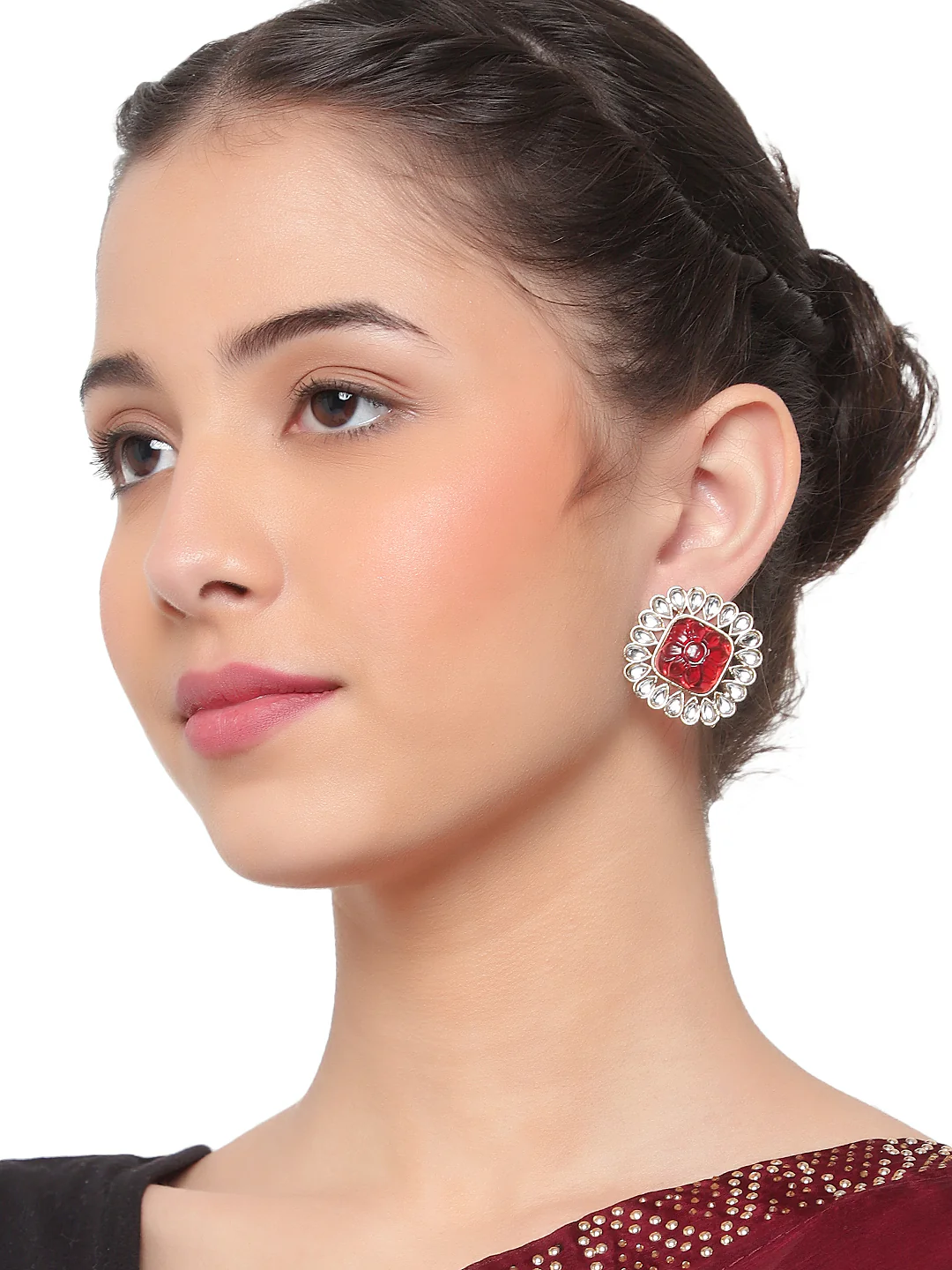 Traditional Kundan Earring by Leshya - Image 2