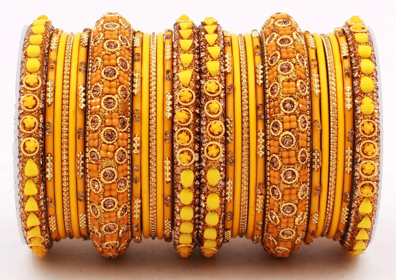 Traditional Lac Bangle set for Women by Leshya - Image 30