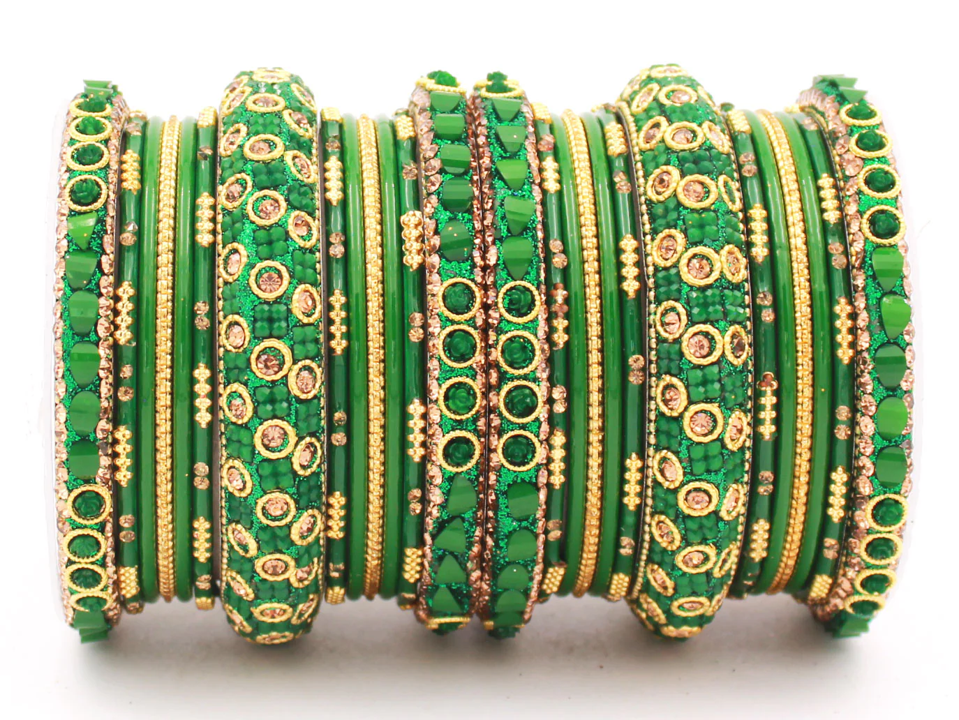 Traditional Lac Bangle set for Women by Leshya - Image 22