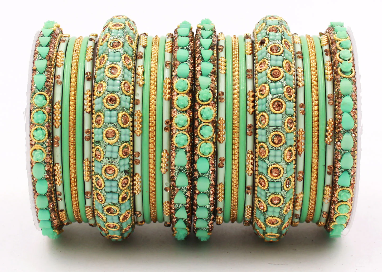 Traditional Lac Bangle set for Women by Leshya - Image 28