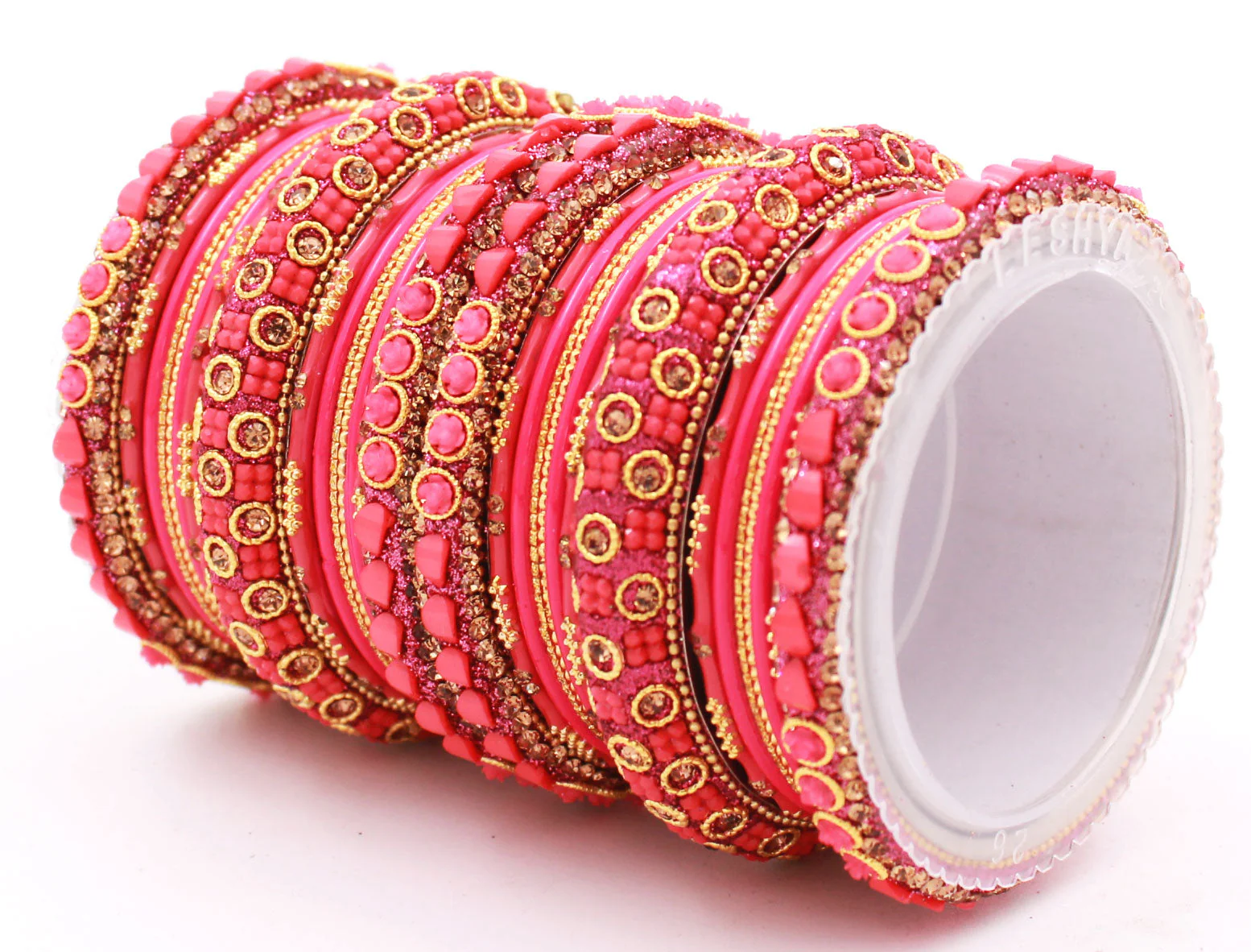 Traditional Lac Bangle set for Women by Leshya - Image 22