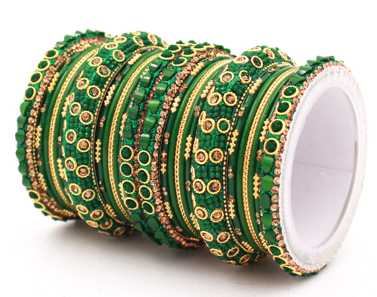Traditional Lac Bangle set for Women by Leshya - Image 25