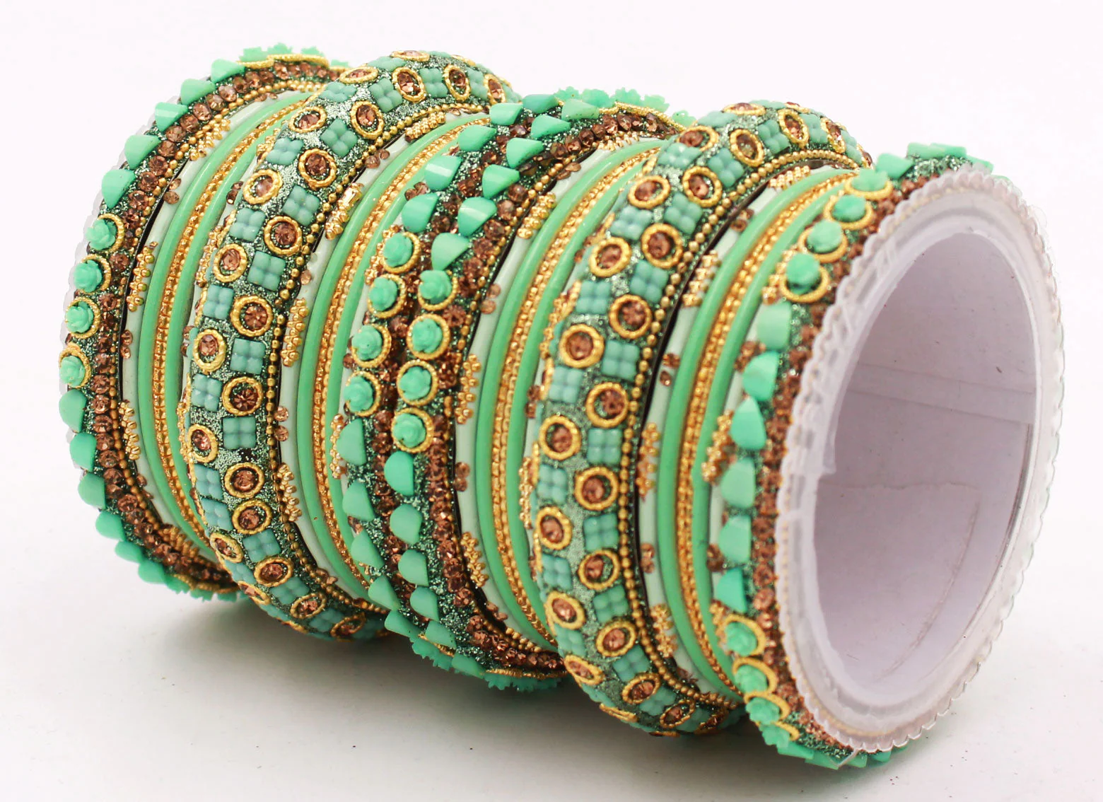 Traditional Lac Bangle set for Women by Leshya - Image 31