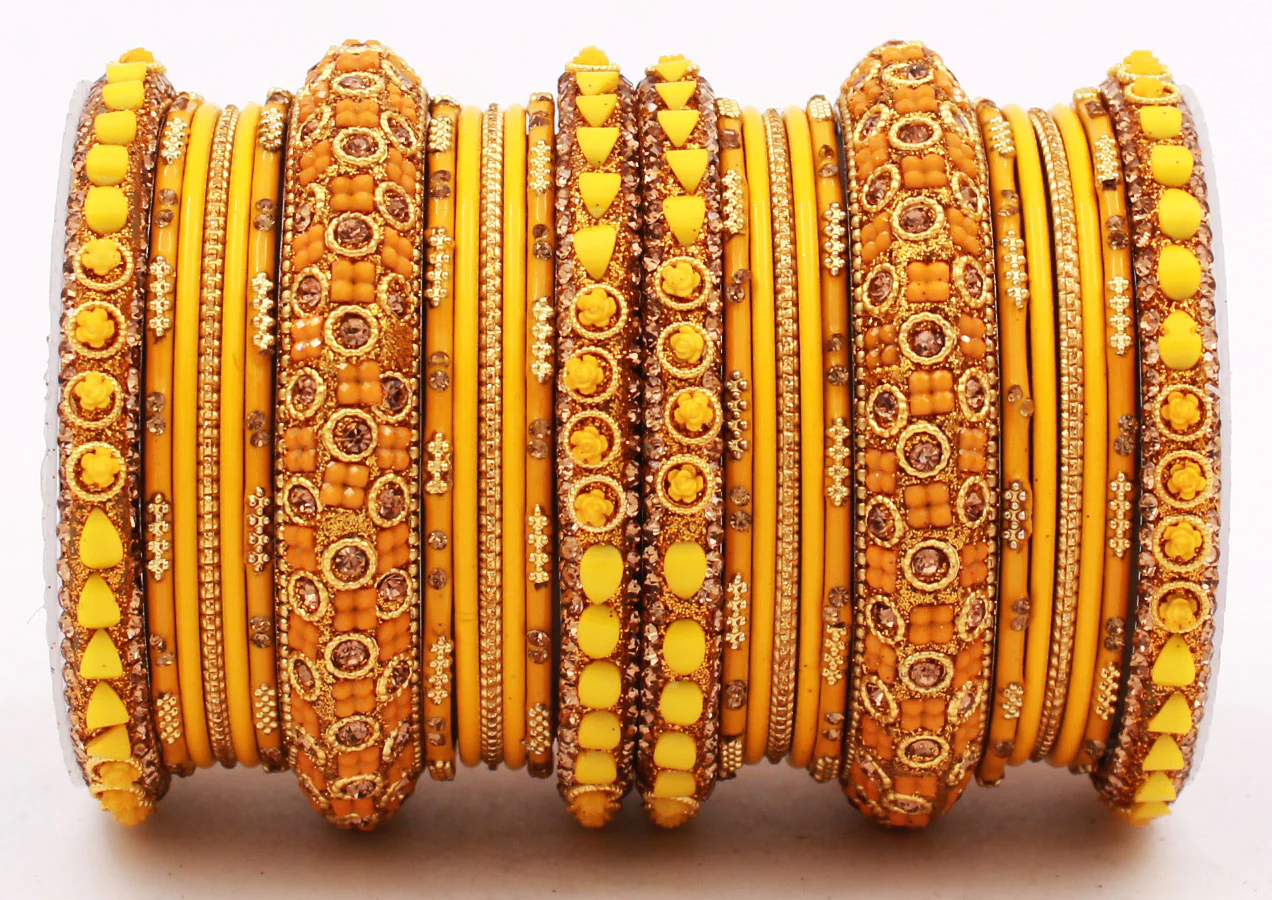 Traditional Lac Bangle set for Women by Leshya - Image 31