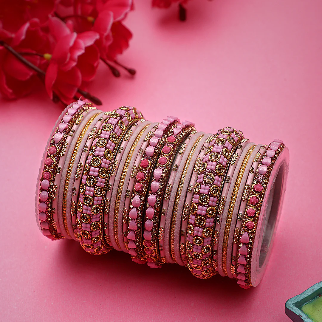 Traditional Lac Bangle set for Women by Leshya - Image 6