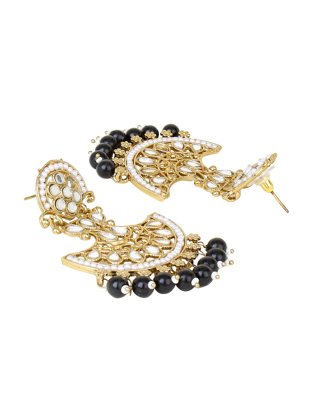 Traditional Mirror Jhumki Earring by Leshya - Image 3