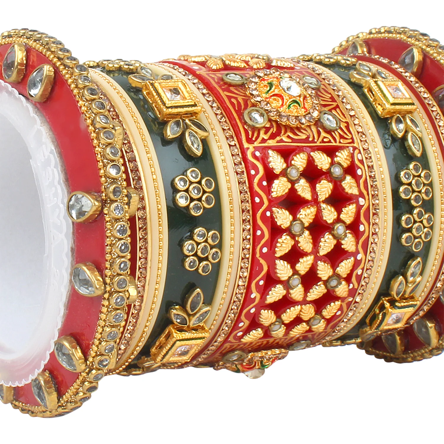 Traditional Rajasthani Bridal Chura by Leshya - Image 3
