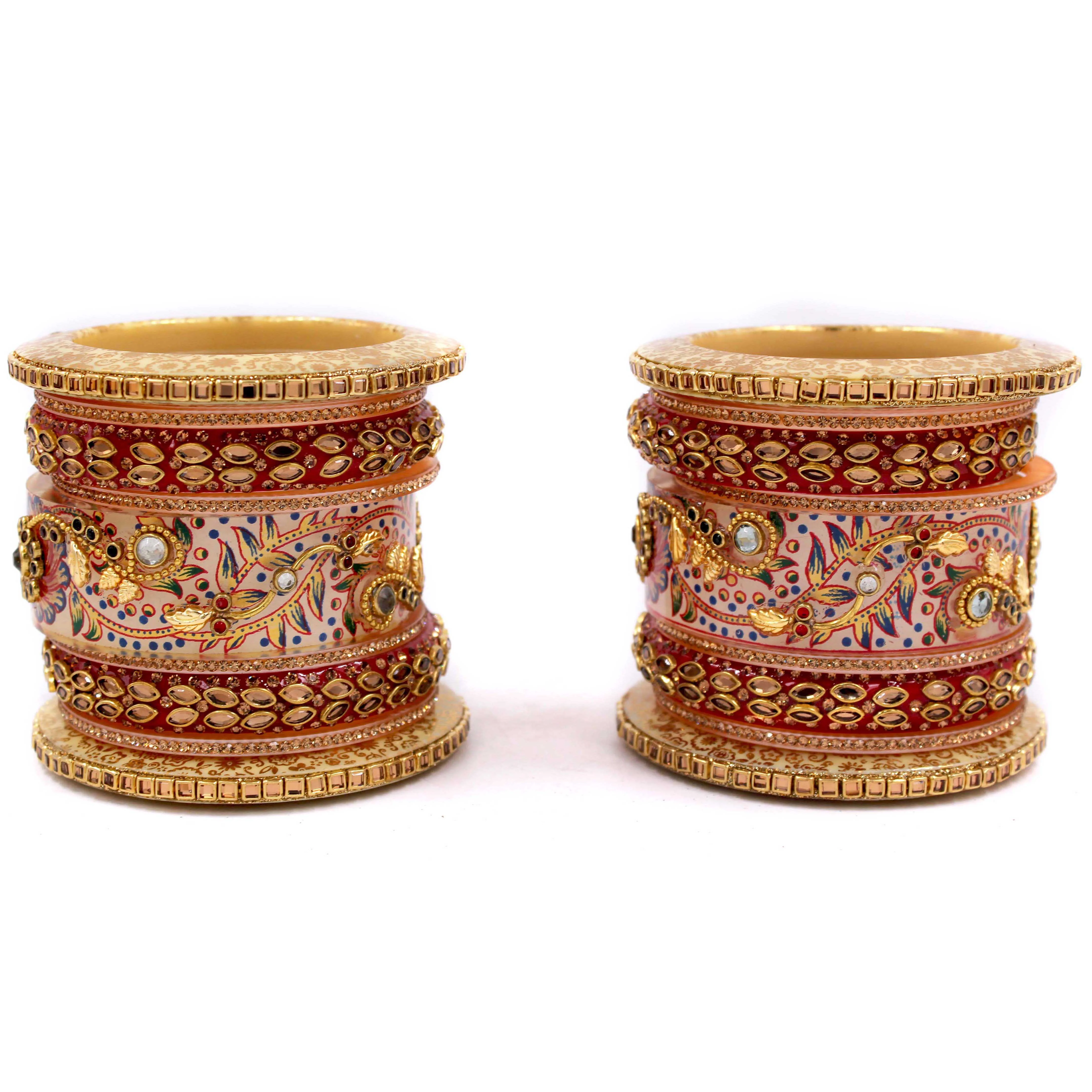 Traditional Rajasthani Bridal Chura by Leshya - Image 3