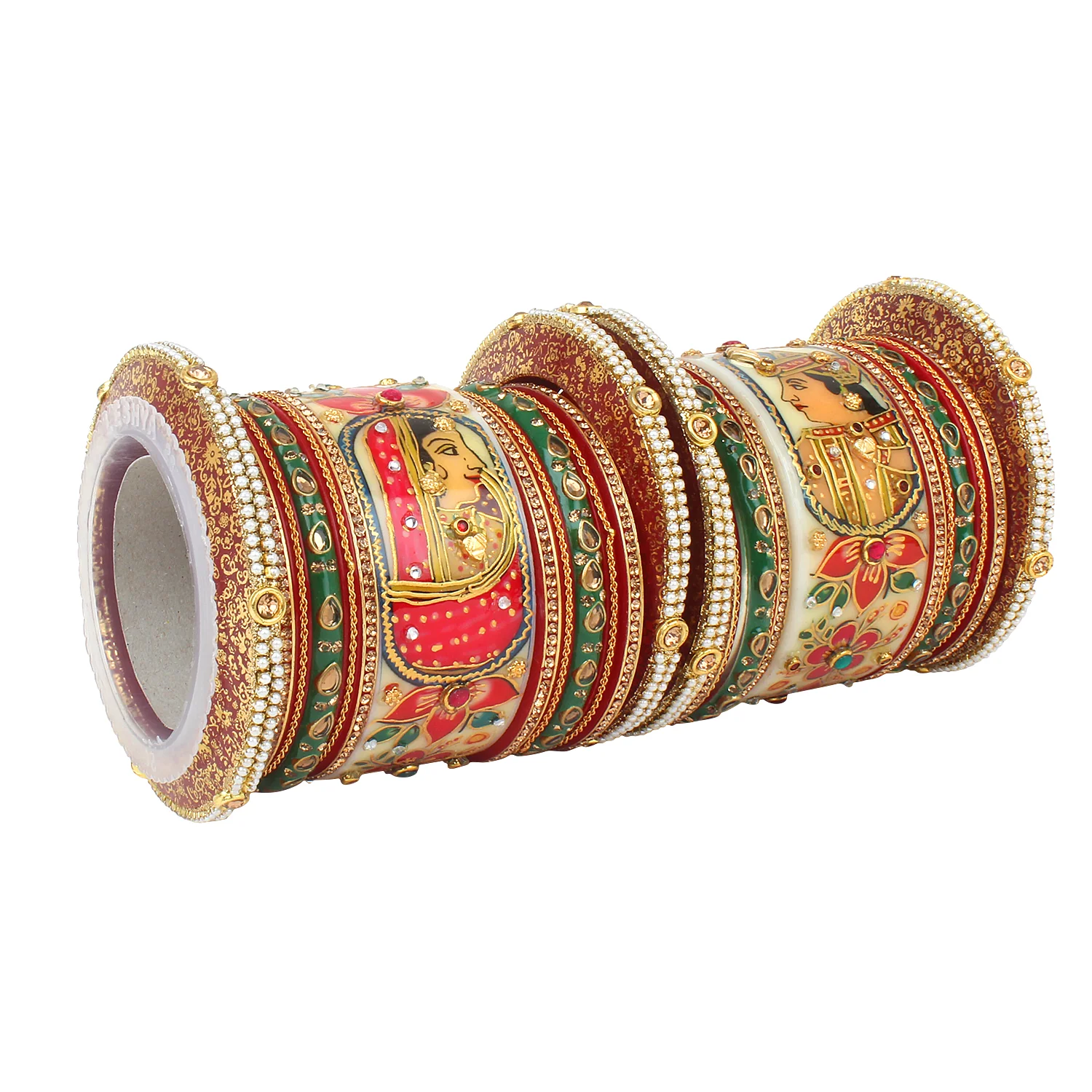 Traditional Rajasthani Bridal Chura by Leshya - Image 3