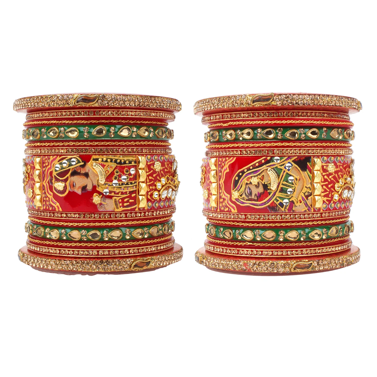 Traditional Rajasthani Bridal Chura by Leshya - Image 3