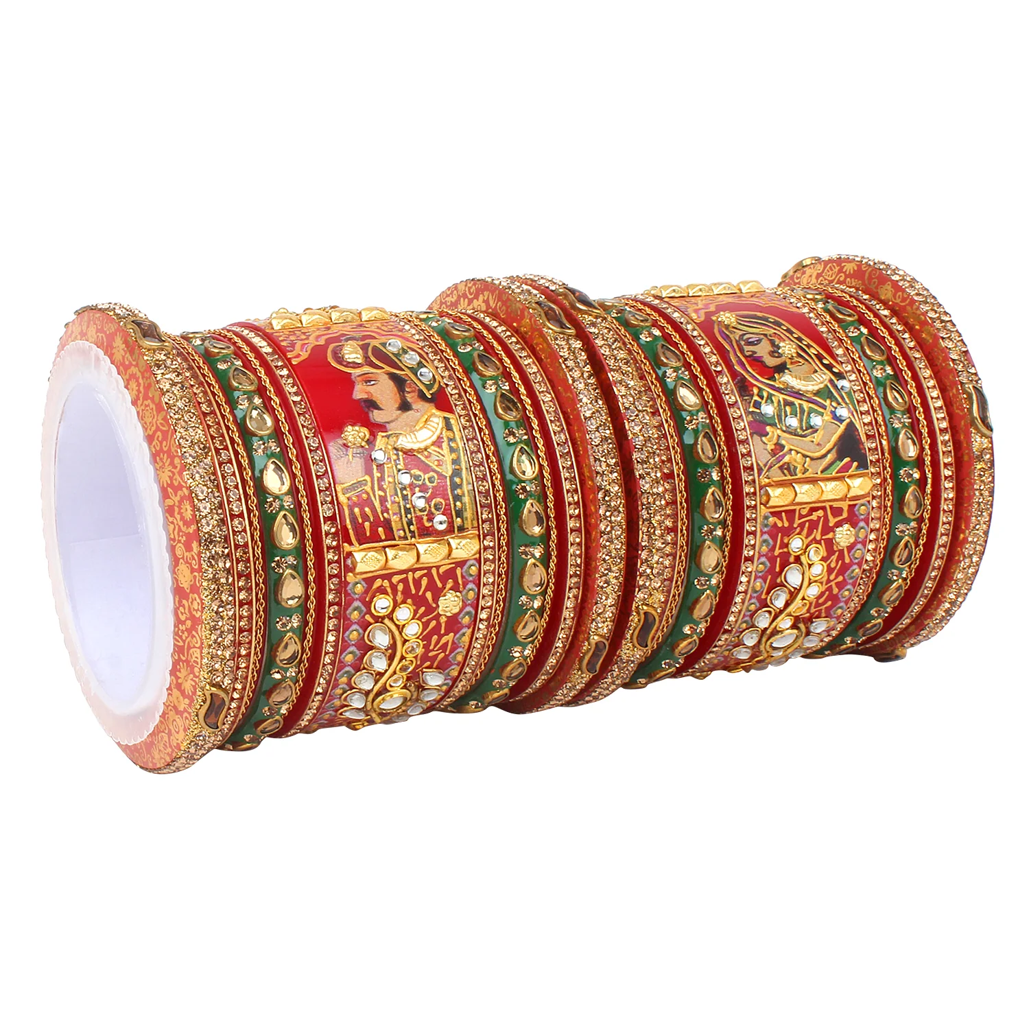 Traditional Rajasthani Bridal Chura by Leshya - Image 4