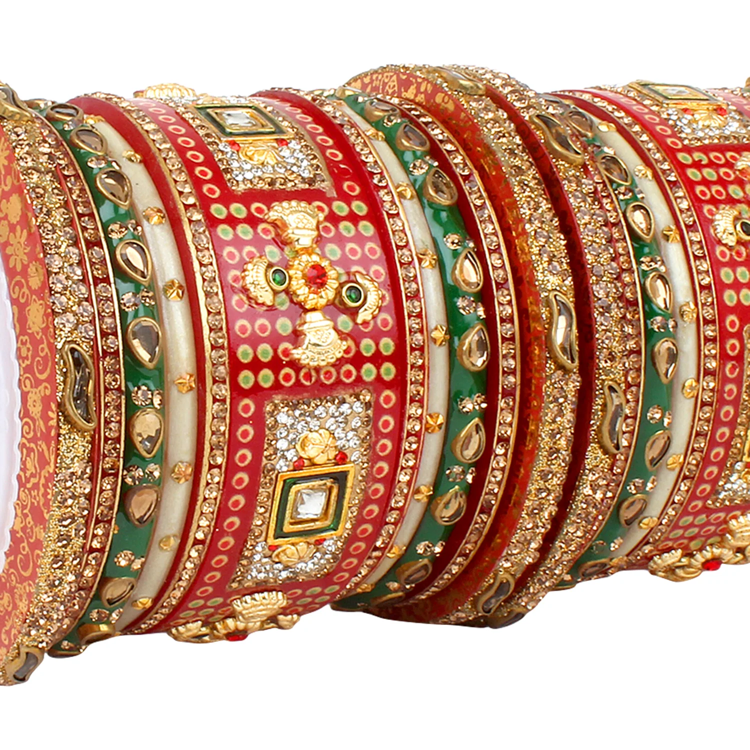 Traditional Rajasthani Bridal Chura by Leshya - Image 3