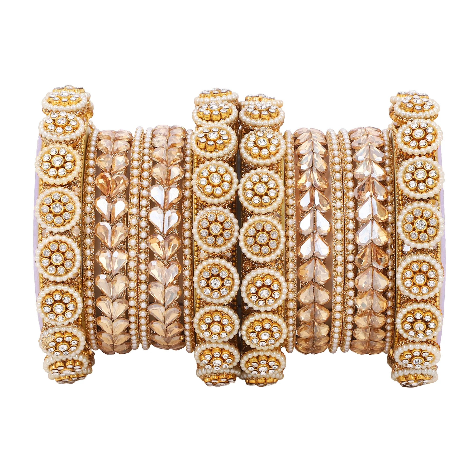 Traditional Rajasthani Bridal Chura with pacheli kada by Leshya - Image 3