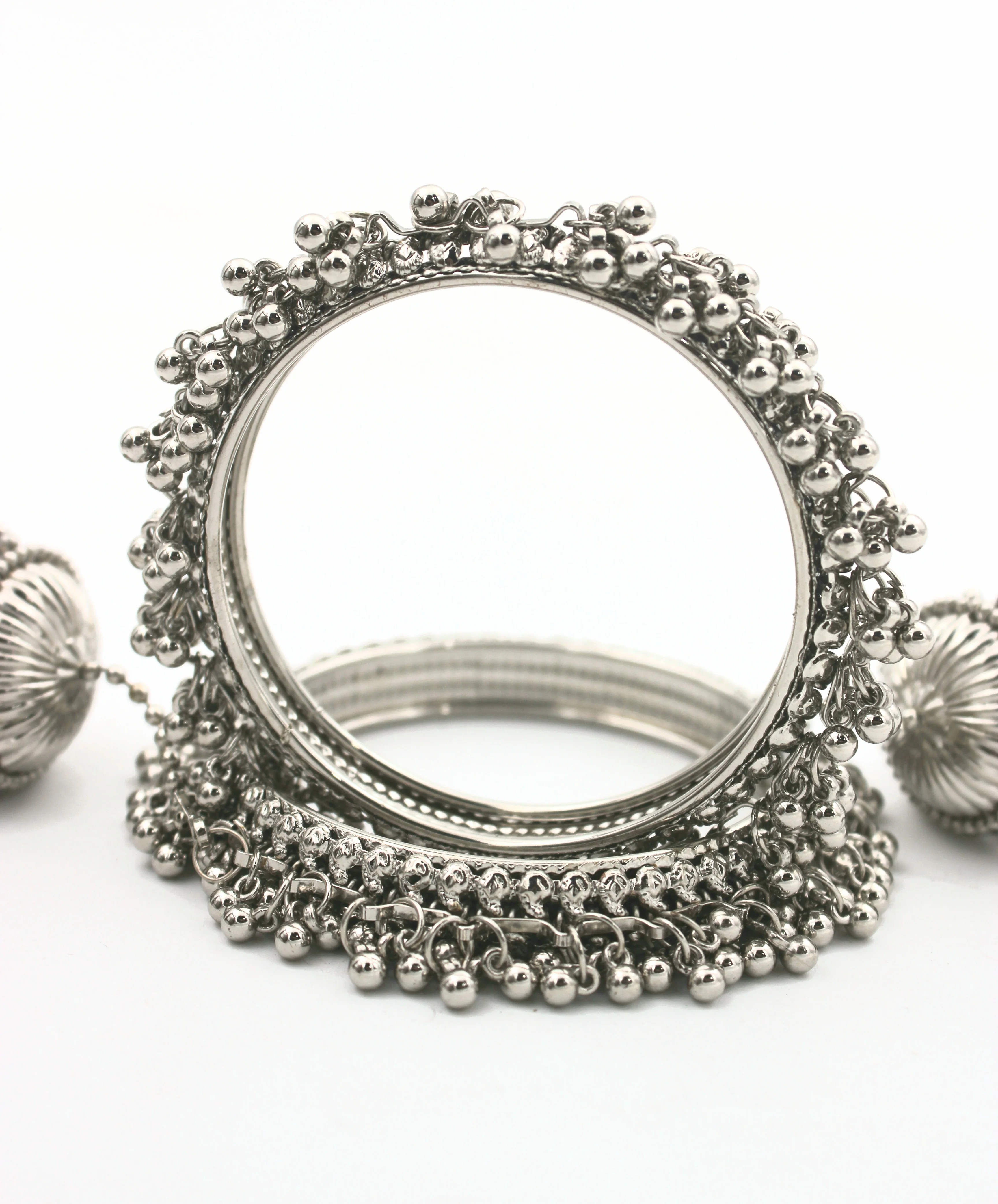 Traditional Silver Ghungroo by Leshya - Image 3