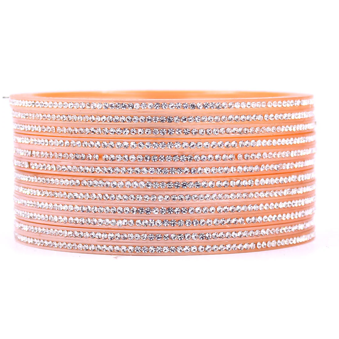 Traditional Stone Bangles for Bridal Chura Mixing by Leshya - Image 4