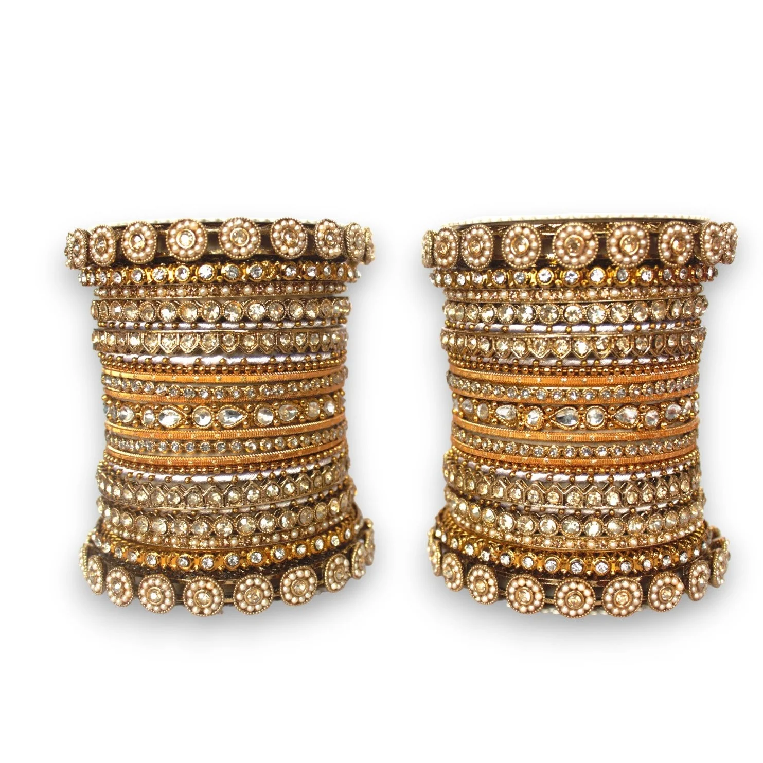 Traditional Style Bangle set for two hands by Leshya - Image 5