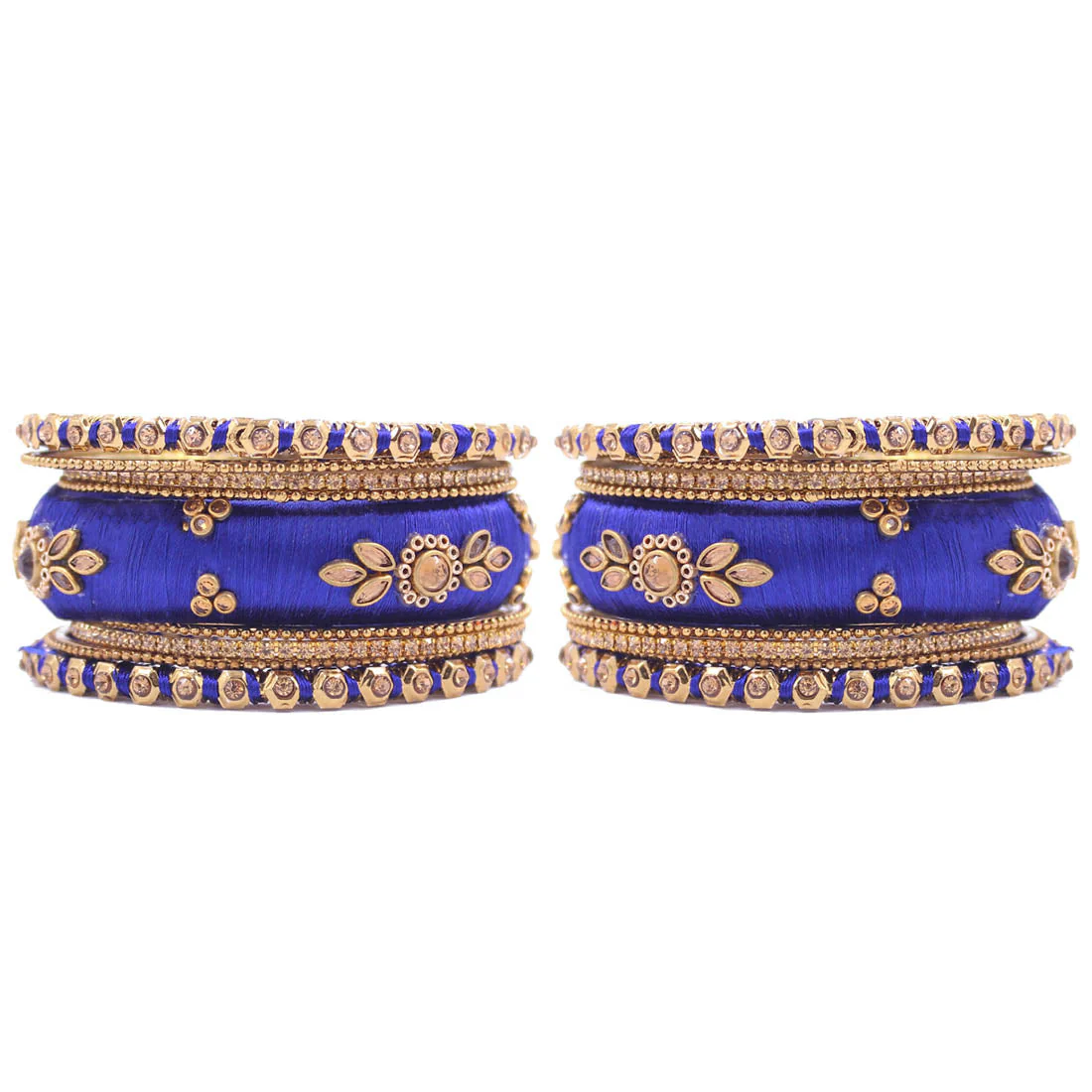 Traditional Thread Bangle set for Both hands by Leshya - Image 10