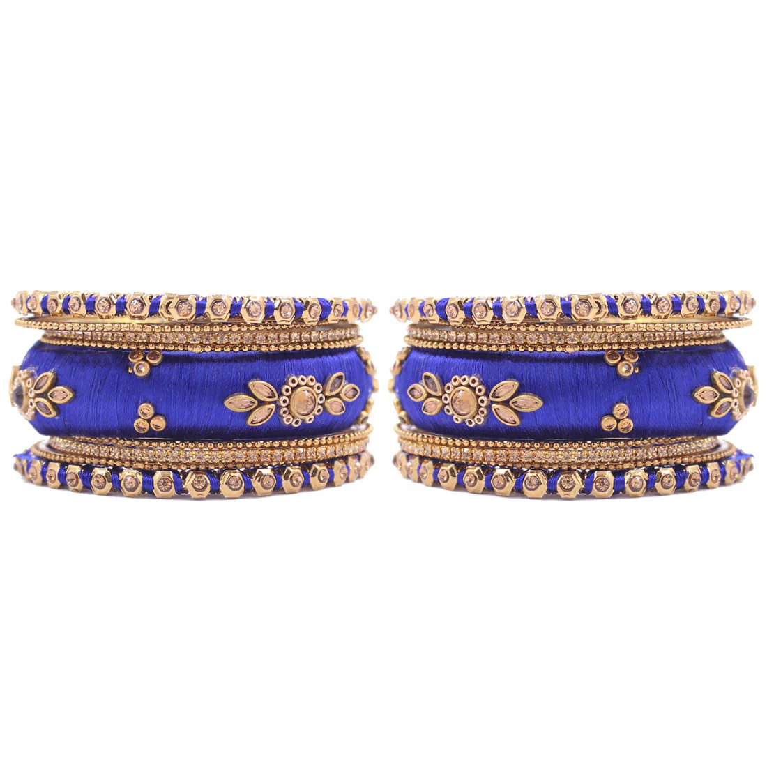 Traditional Thread Bangle set for Both hands by Leshya - Image 10