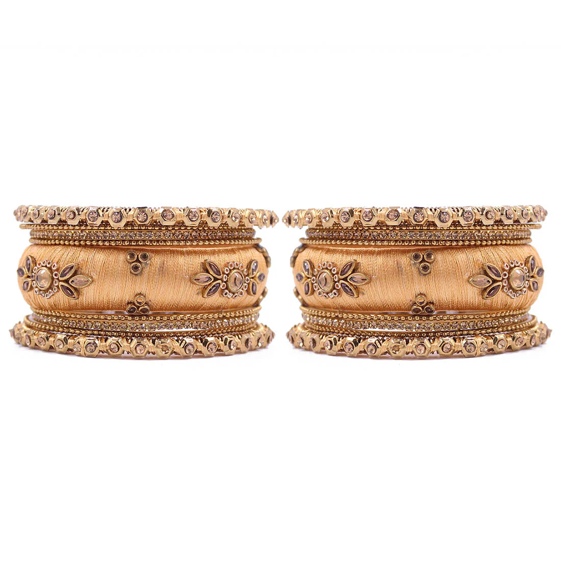 Traditional Thread Bangle set for Both hands by Leshya - Image 4