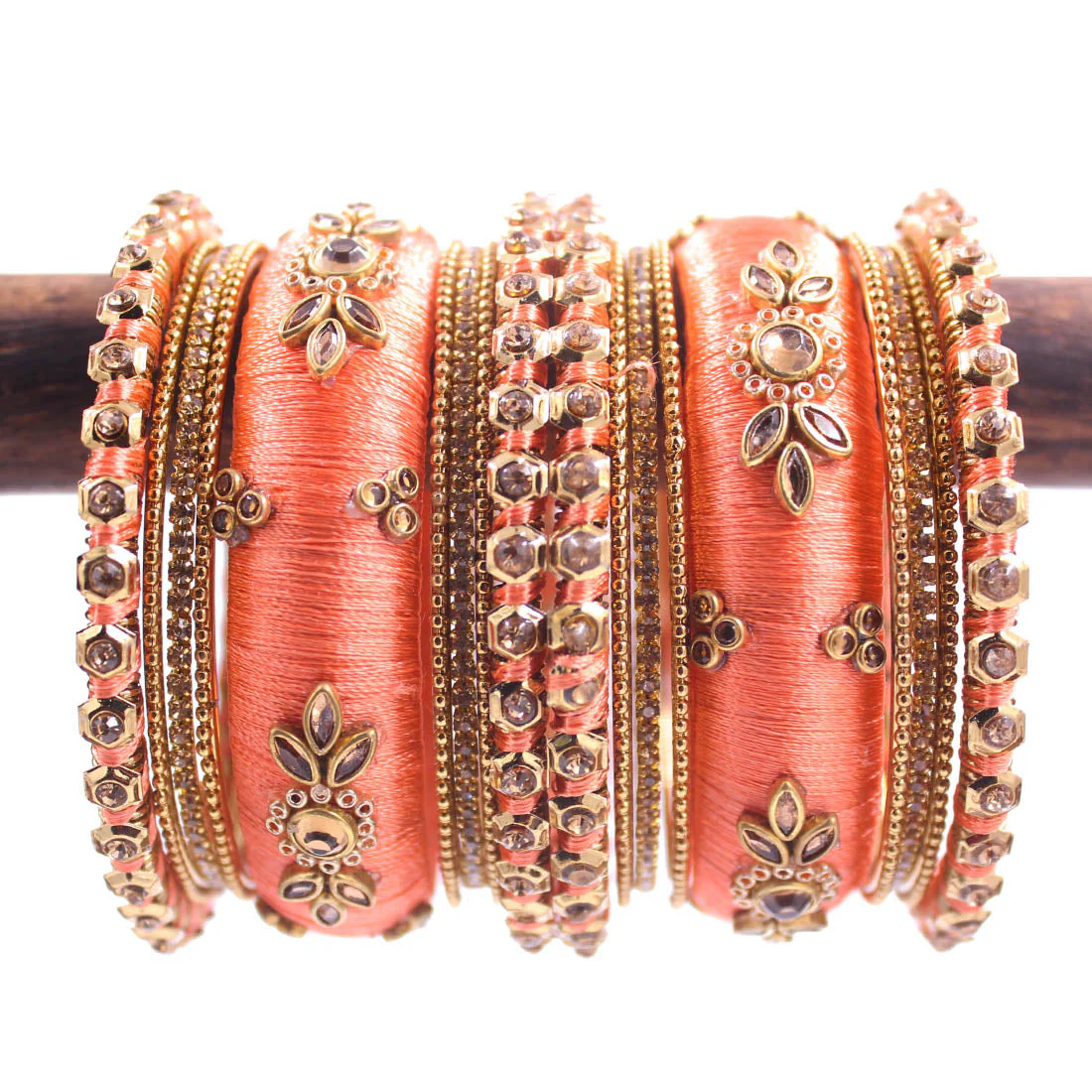 Traditional Thread Bangle set for Both hands by Leshya - Image 7