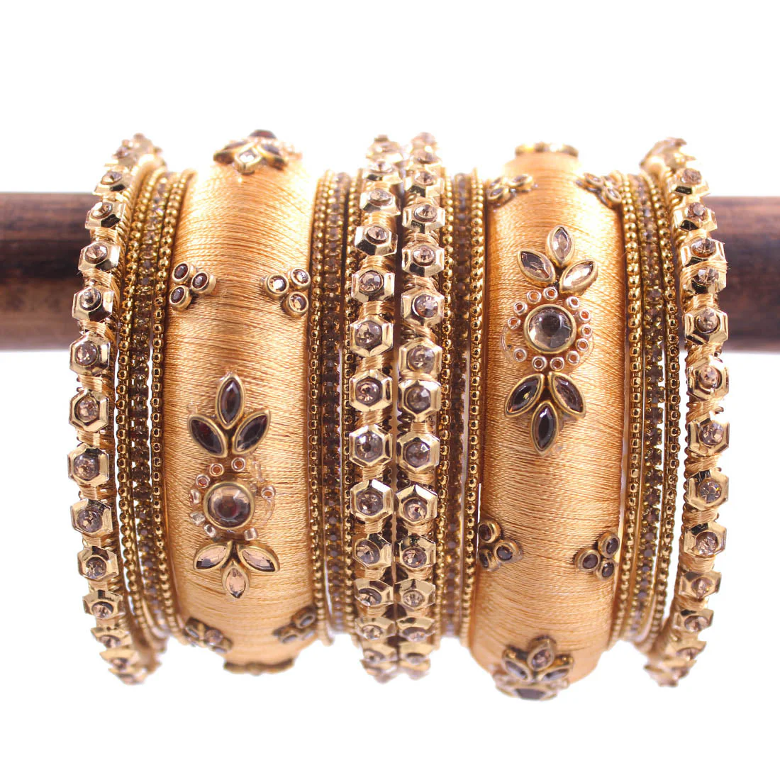 Traditional Thread Bangle set for Both hands by Leshya - Image 5
