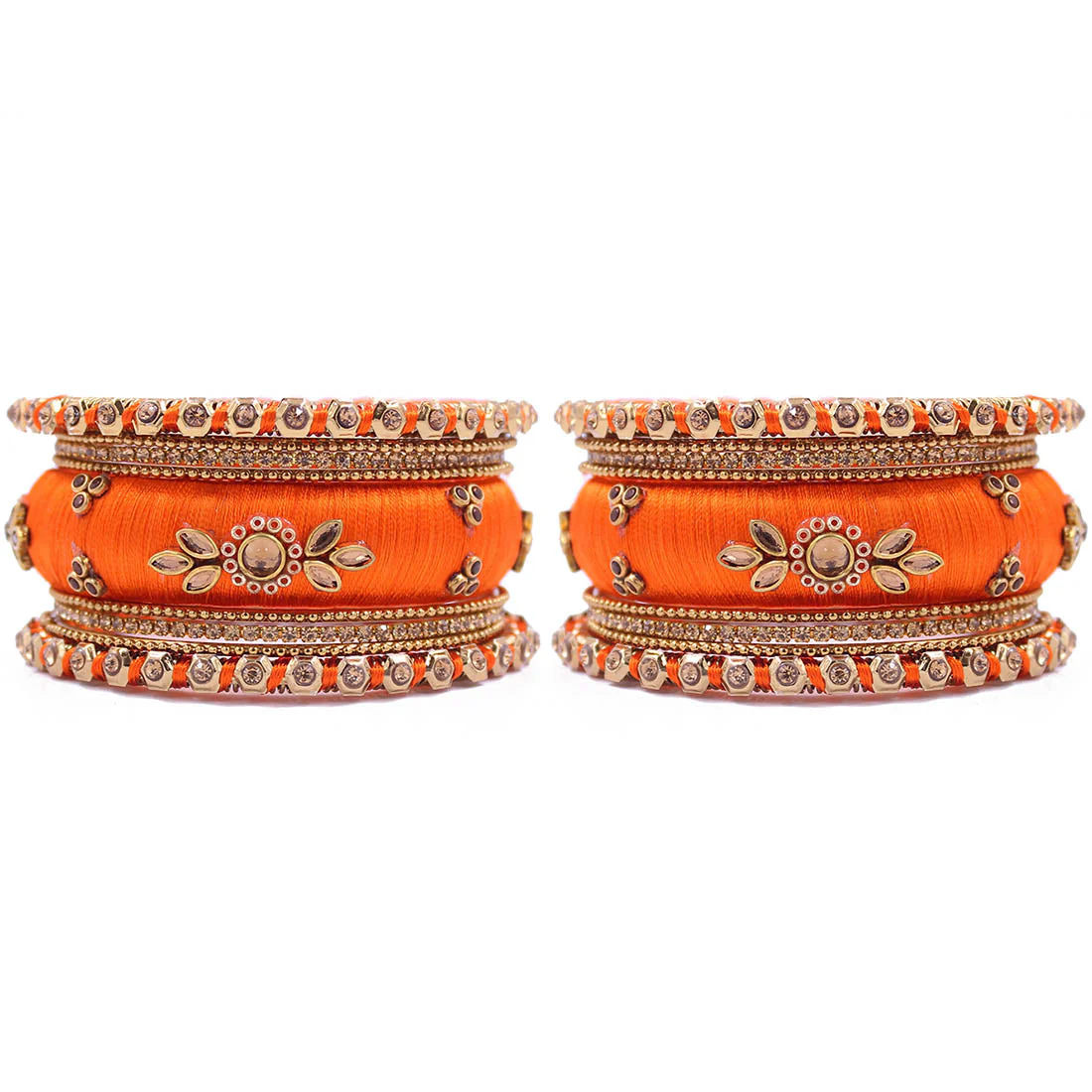 Traditional Thread Bangle set for Both hands by Leshya - Image 8