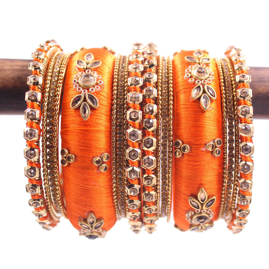 Traditional Thread Bangle set for Both hands by Leshya - Image 3