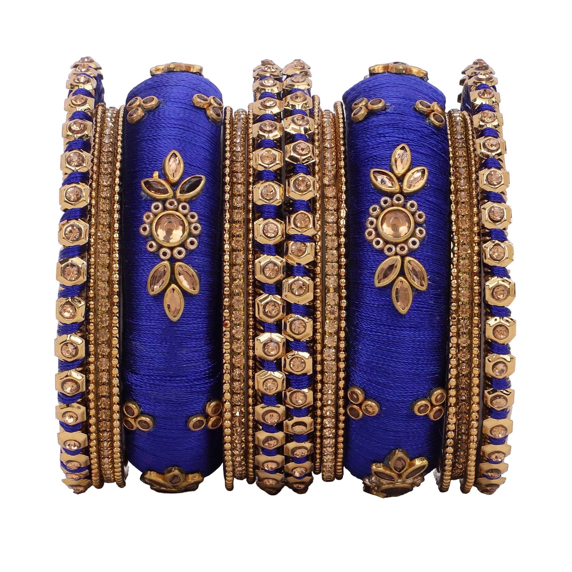 Traditional Thread Bangle set for Both hands by Leshya - Image 10