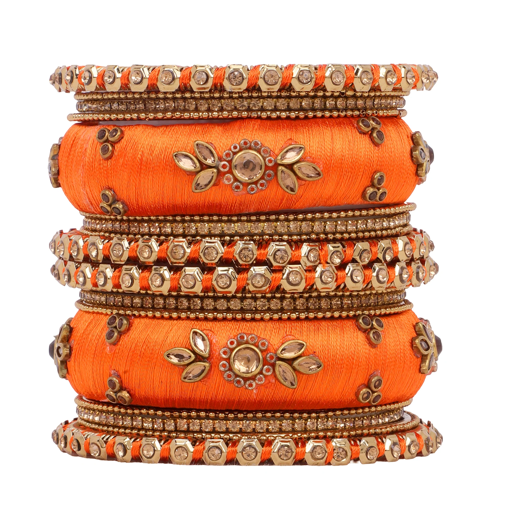 Traditional Thread Bangle set for Both hands by Leshya - Image 5