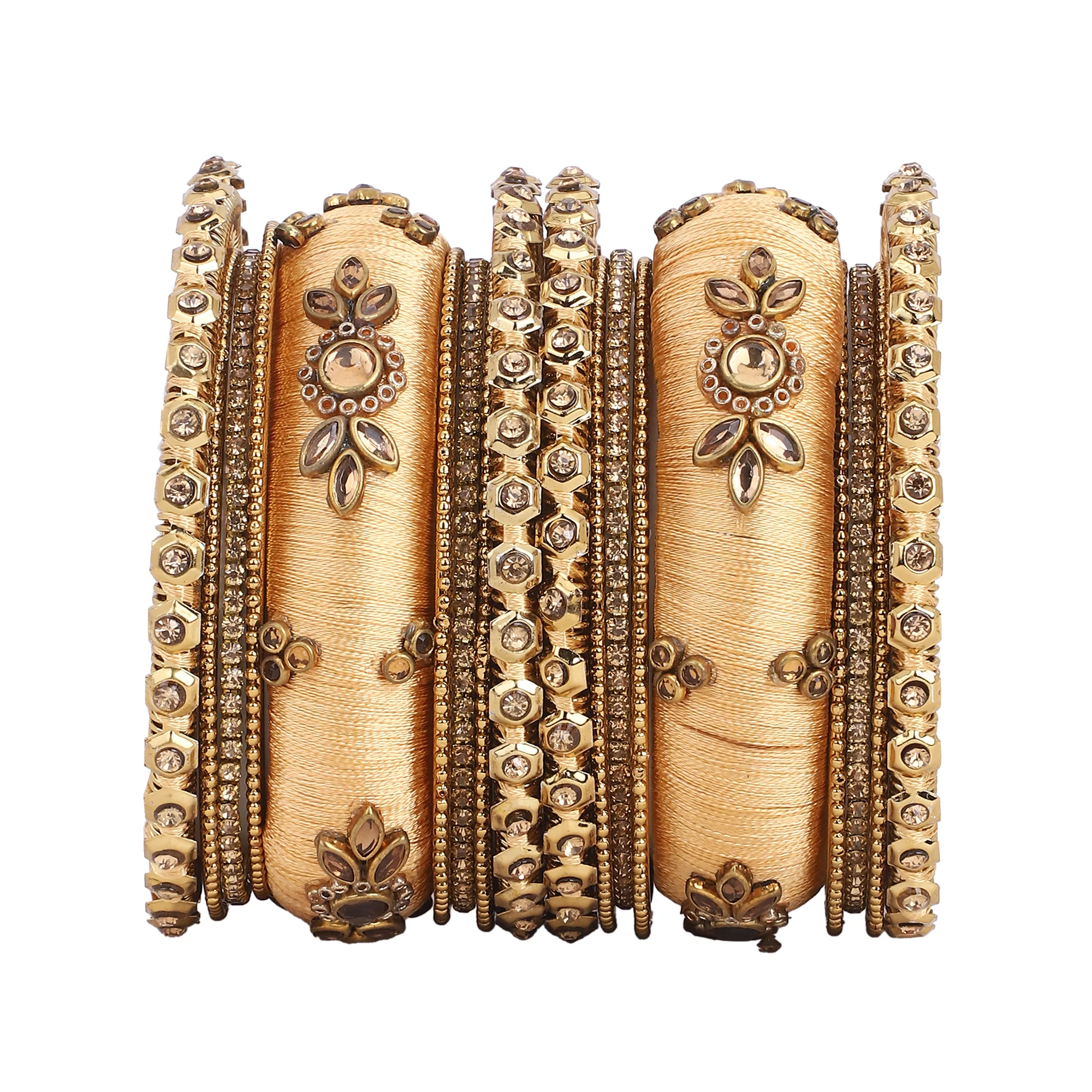 Traditional Thread Bangle set for Both hands by Leshya - Image 6
