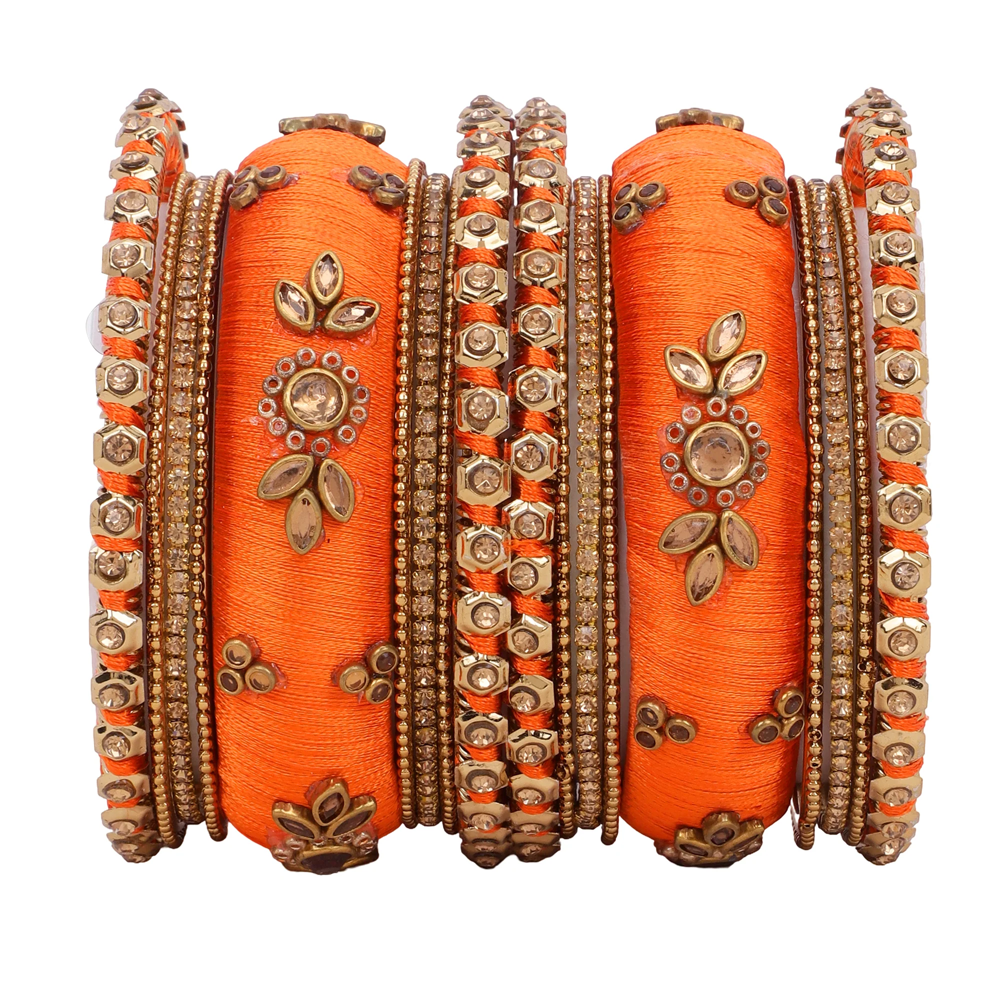 Traditional Thread Bangle set for Both hands by Leshya - Image 9