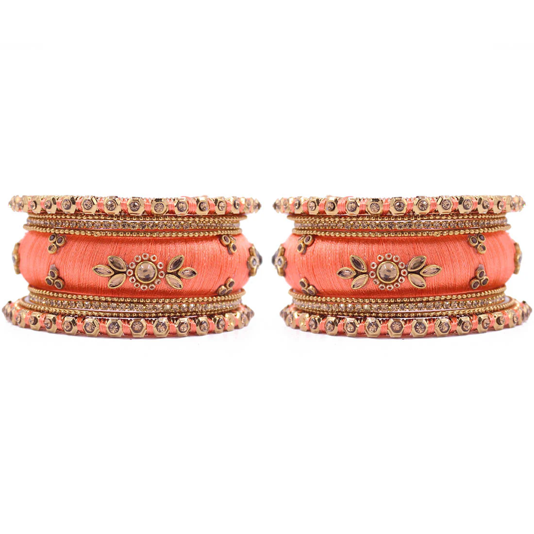 Traditional Thread Bangle set for Both hands by Leshya - Image 6