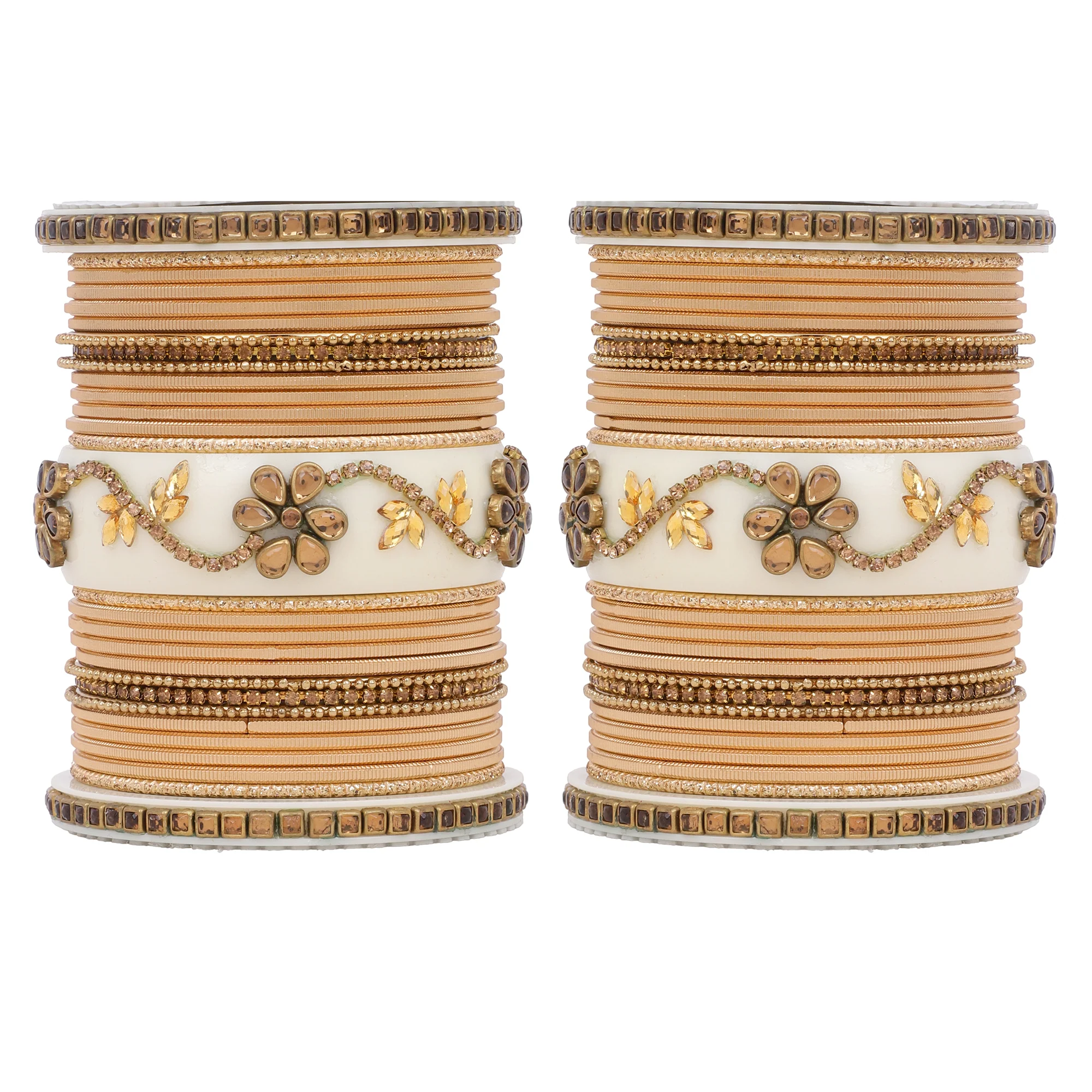 Bridal Bangle set with Velvet bangles - Image 6