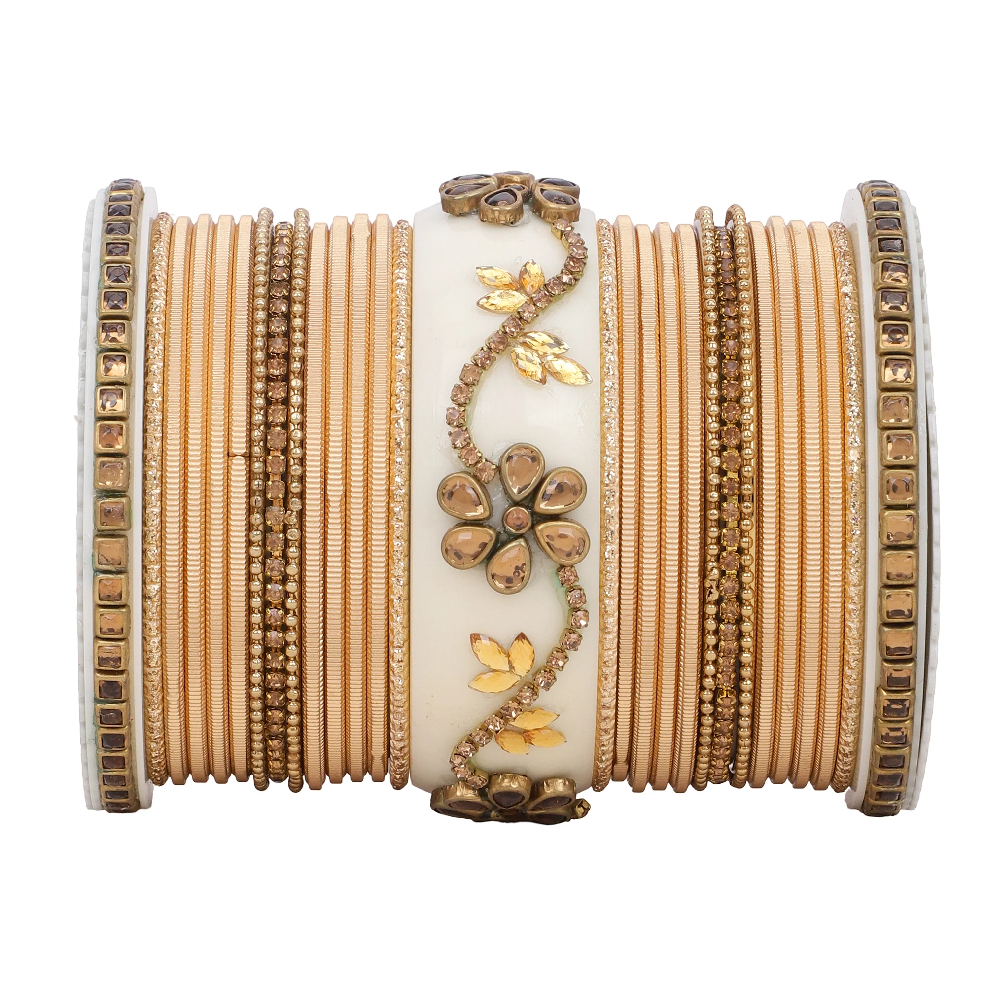Bridal Bangle set with Velvet bangles - Image 7